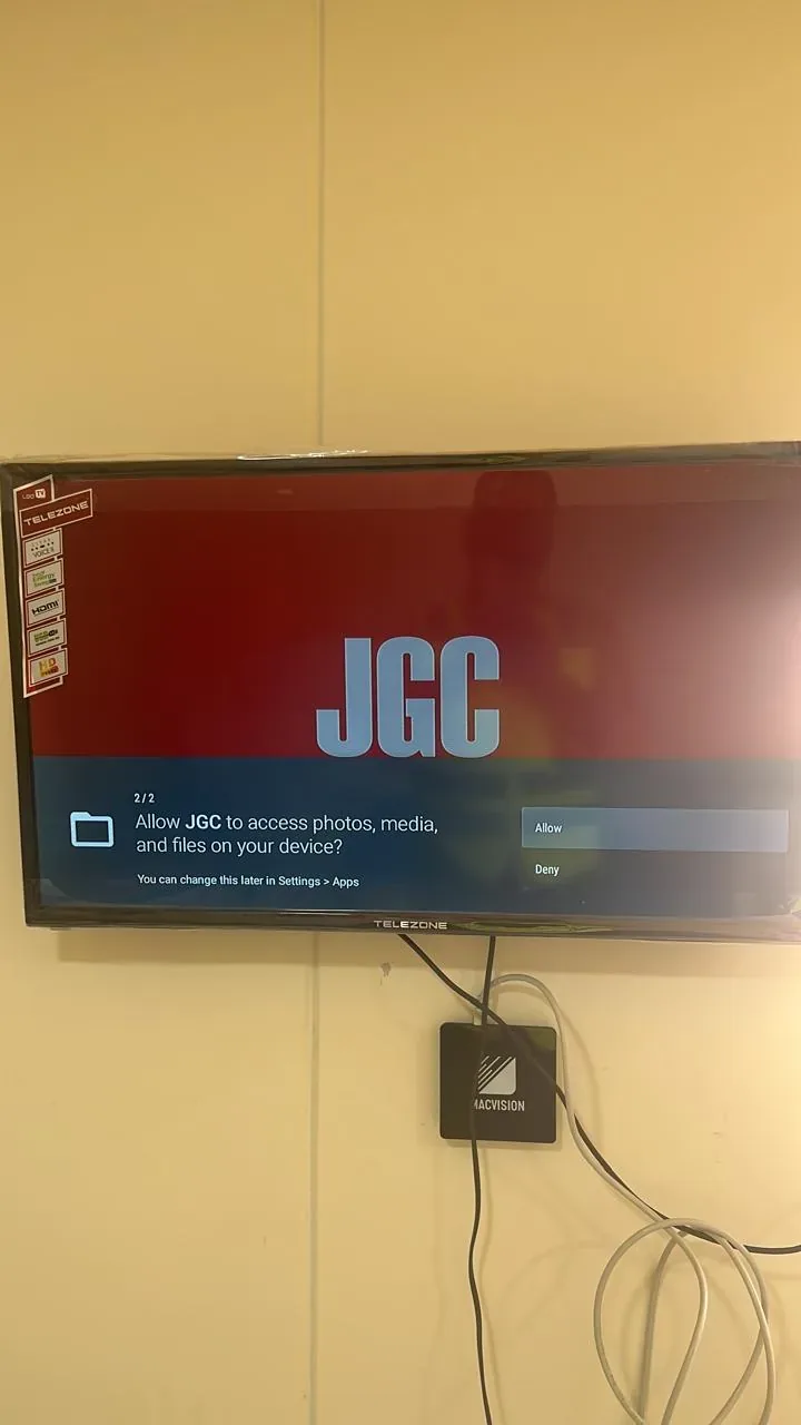 صورة تنفيذ لفنادق الزوار في المدينة المنورة تعرض تفعيل التلفزيون وإعداد نظام JGC